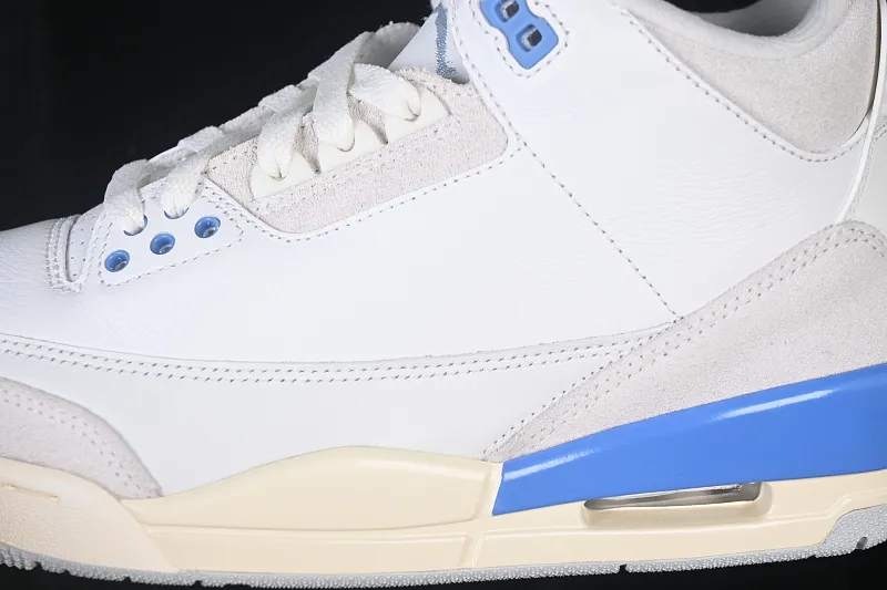 All categories Air Jordan Jordan series basketball shoes Air Jordan 3 LJR version Air Jordan 3 Retro "Lucky Shorts" AJ3 Joe 3 Lucky Shorts North Carolina Blue CT8532-101